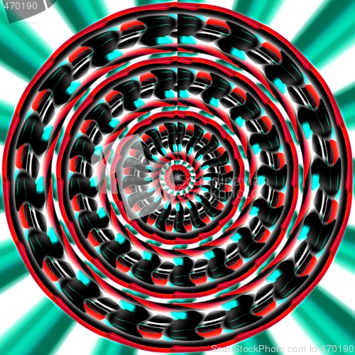 Image of Abstract 3d background