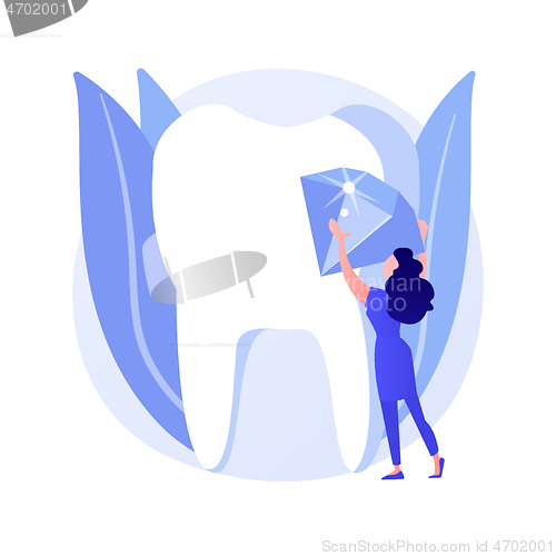 Image of Grills jewelry teeth abstract concept vector illustration.