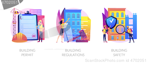 Image of Construction business abstract concept vector illustrations.
