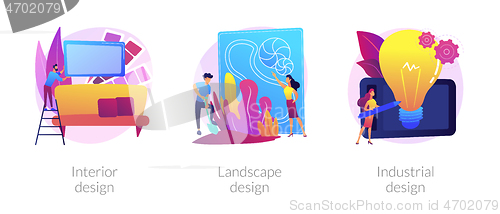 Image of Design services vector concept metaphors.