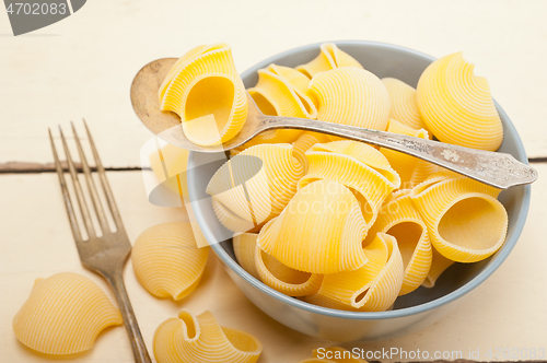 Image of Italian snail lumaconi pasta 