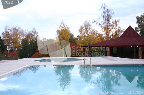 Image of Autumn swimming pool 2
