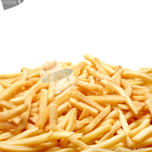 Image of French Fries isolated on white