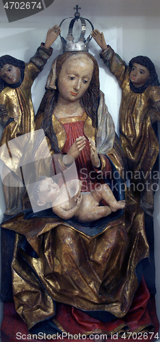 Image of Blessed Virgin Mary with baby Jesus