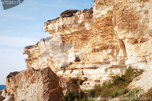 Image of Cliffs by the sea.