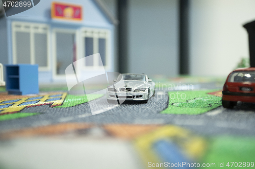 Image of Parked Toy Cars