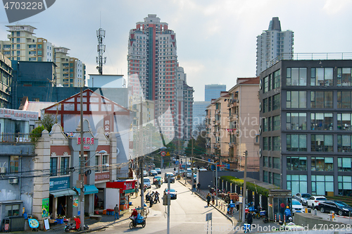 Image of Shanghai street, China