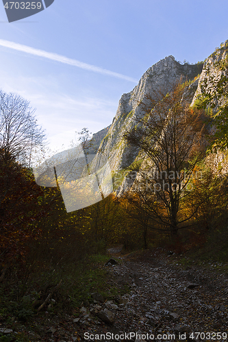 Image of majestic limestone ridge in Apuseni