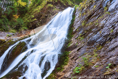 Image of closeup of Rachitele waterfall