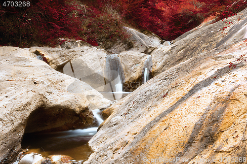 Image of impressive moutain stream in Apuseni