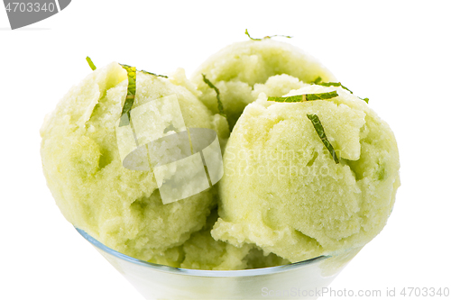 Image of Melon flavored ice-cream