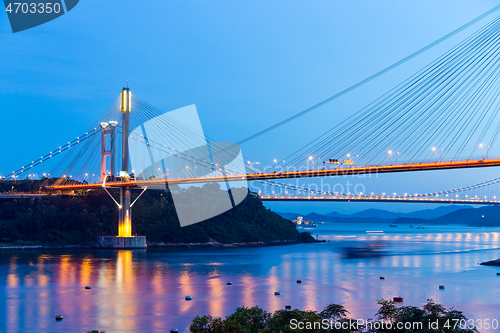 Image of Suspension bridge in Hong Kong