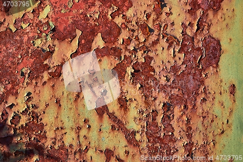 Image of Rusty scratchy texture