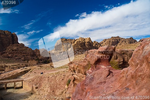 Image of The ruins of Petra