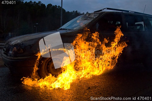 Image of Car on fire