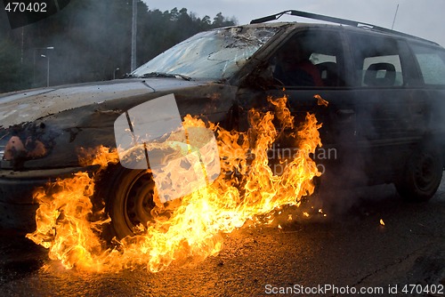 Image of Car on fire