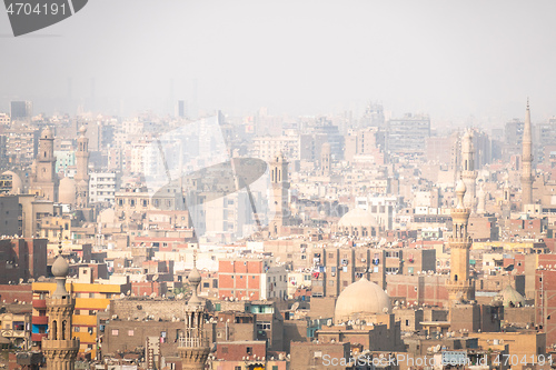 Image of hazey scenery at Cairo Egypt