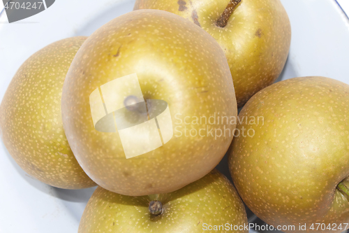 Image of pear on white background