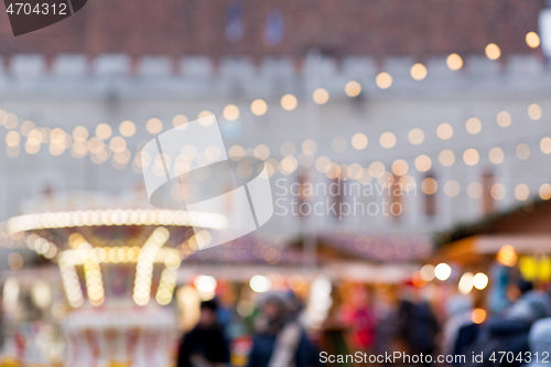 Image of christmas market at tallinn old town hall square