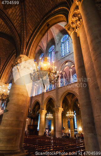 Image of Interior of Notre Dame