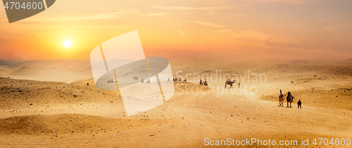 Image of View on desert