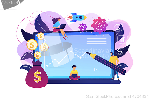 Image of Investment fund concept vector illustration.