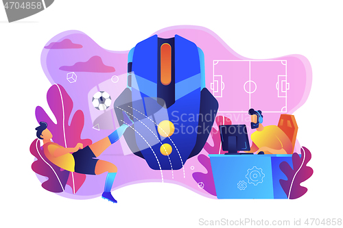 Image of Sports games concept vector illustration.