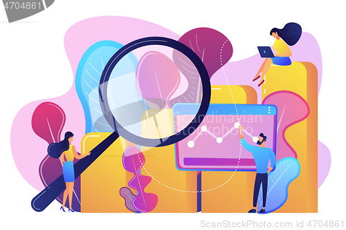 Image of Marketing research concept vector illustration.