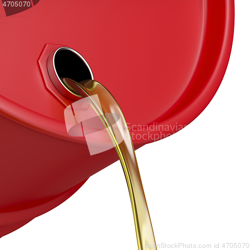 Image of Pouring motor oil