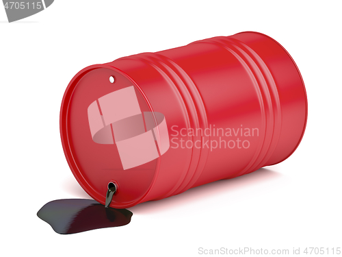 Image of Spilling oil from the barrel