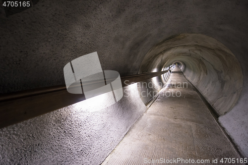 Image of underground tunnel for pedestrians