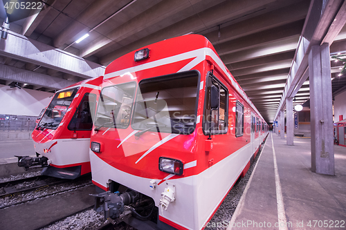 Image of empty interior of subway station