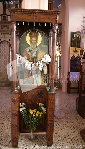 Image of Greek church interior