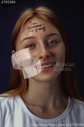 Image of Young woman overcoming mental health problems