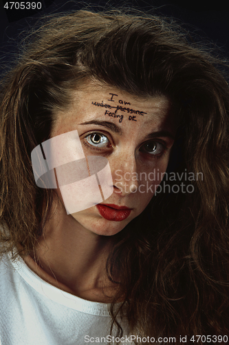 Image of Young woman with mental health problems