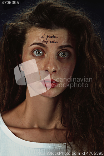 Image of Young woman with mental health problems