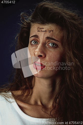 Image of Young woman with mental health problems