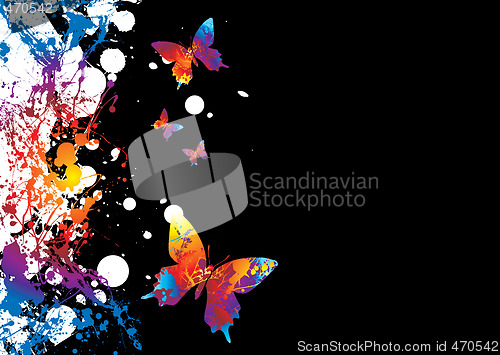 Image of butterfly border