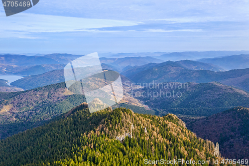 Image of Late autumn aerial view