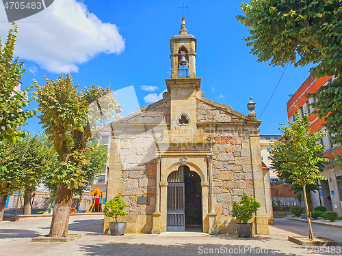 Image of Porrino Chapel and city square