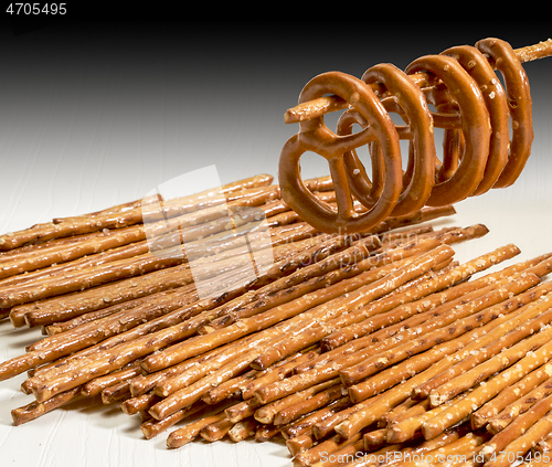 Image of salt sticks and pretzels