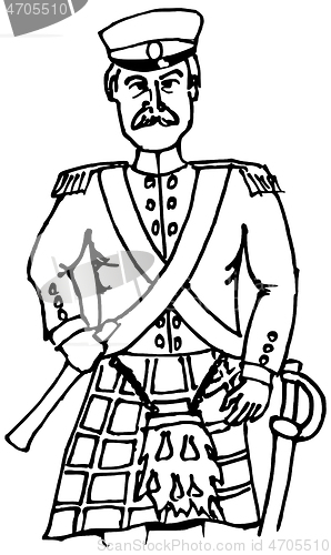 Image of Scottish officer