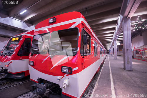 Image of empty interior of subway station