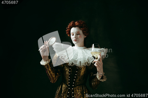 Image of Medieval young woman as a duchess