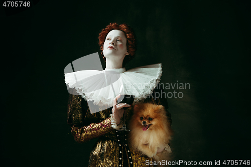 Image of Medieval young woman as a duchess