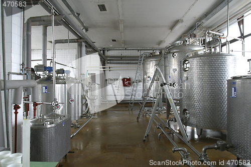 Image of dairy food production plant