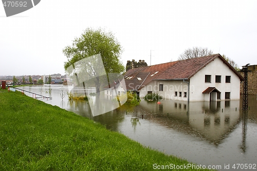 Image of flooded school