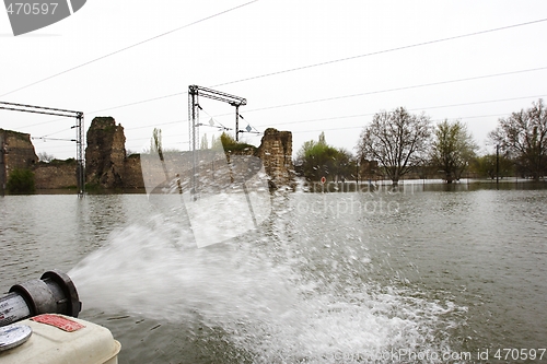 Image of flooded railway