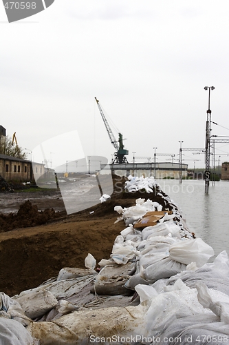 Image of flooded railway