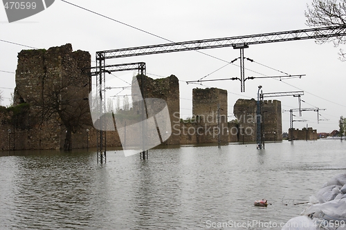 Image of flooded railway